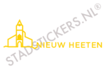 Sticker Nieuw Heeten - Geel