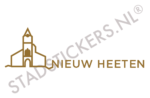 Sticker Nieuw Heeten - Goud