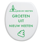 Toiletbrilsticker Nieuw Heeten - Groen