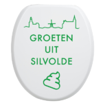 Toiletbrilsticker Silvolde - Groen