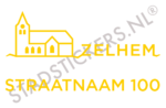 Containersticker Zelhem - Geel