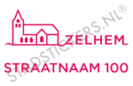Containersticker Zelhem - Roze