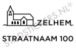 Containersticker Zelhem - Zwart