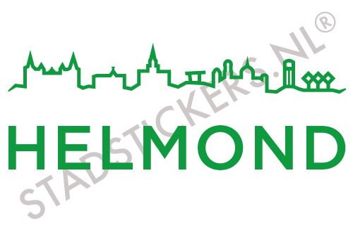 Sticker Helmond - Groen