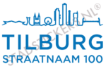 Containersticker Tilburg - Blauw