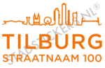 Containersticker Tilburg - Oranje