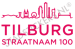 Containersticker Tilburg - Roze