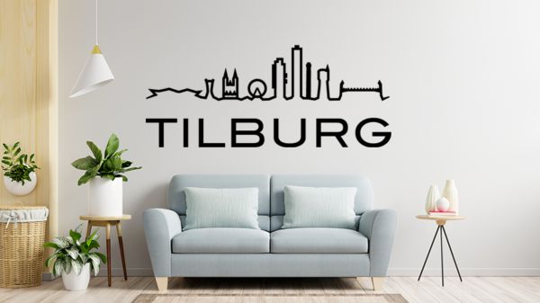 Muursticker Tilburg