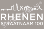 Containersticker Rhenen - Wit