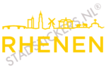 Sticker Rhenen - Geel