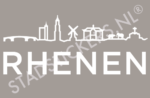 Sticker Rhenen - Wit