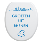 Toiletbrilsticker Rhenen - Blauw