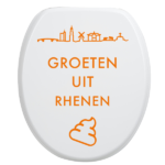 Toiletbrilsticker - Rhenen - Afbeelding 3