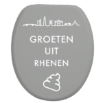 Toiletbrilsticker - Rhenen - Afbeelding 2