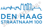 Containersticker Den Haag - Blauw