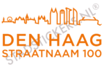 Containersticker Den Haag - Oranje