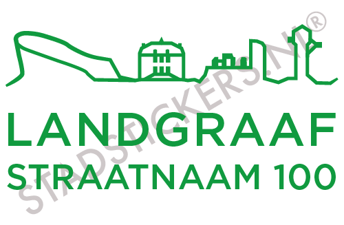 Containersticker Landgraaf - Groen