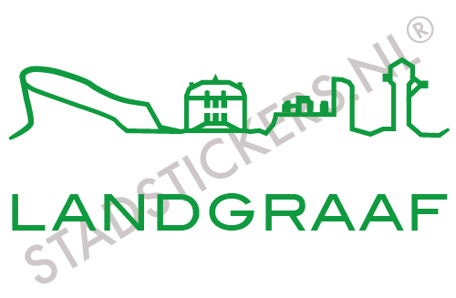 Muursticker Landgraaf - Groen