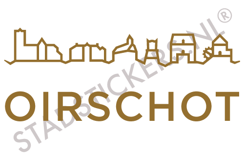 Sticker Oirschot - Goud