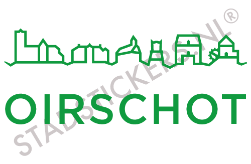 Sticker Oirschot - Groen