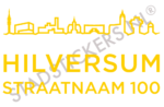 Containersticker Hilversum - Geel