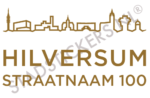 Containersticker Hilversum - Goud