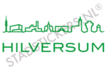 Muursticker Hilversum - Groen