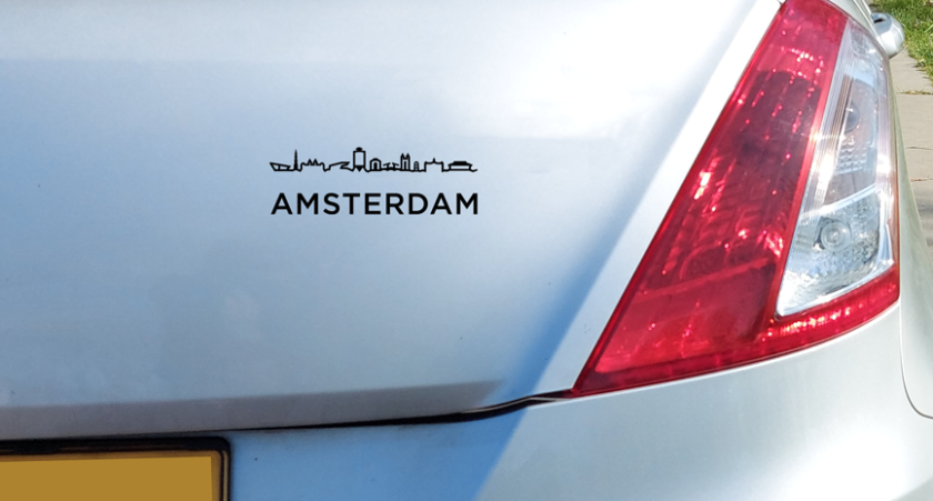 Autosticker Amsterdam