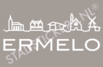 Muursticker Ermelo - Wit