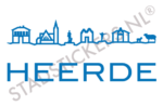 Muursticker Heerde - Blauw