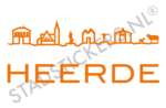 Muursticker Heerde - Oranje