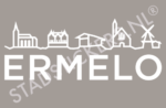 Sticker Ermelo - Wit