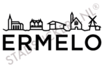 Sticker Ermelo - Zwart