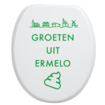 Toiletbrilsticker Ermelo - Groen
