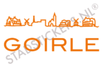 Muursticker Goirle - Oranje