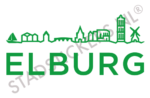 Sticker Elburg - Groen