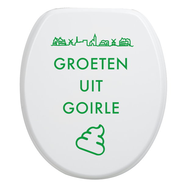 Toiletbrilsticker Goirle - Groen