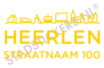 Containersticker Heerlen - Geel