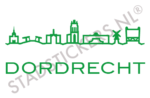 Muursticker Dordrecht - Groen