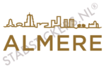 Sticker Almere - Goud