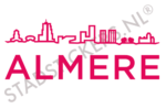 Sticker Almere - Roze