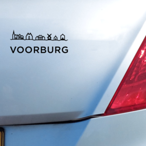 Autosticker Voorburg