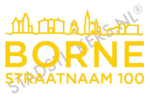 Containersticker Borne - Geel