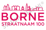 Containersticker Borne - Roze