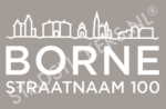Containersticker Borne - Wit