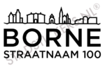 Containersticker Borne - Zwart