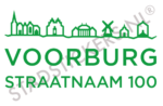 Containersticker Voorburg - Groen