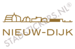 Muursticker Nieuw-Dijk - Goud