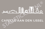Sticker - Capelle aan den IJssel - Wit