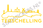 Sticker Terschelling - Geel